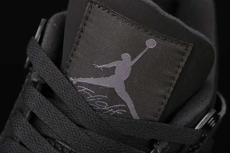 All Categories Air Jordan Jordan Series Basketball Shoes Air Jordan 4 Pure Original Air Jordan 4 "Black Cat" AJ4 Joe 4 Black Cat First Layer Authentic Standard CU1110-010